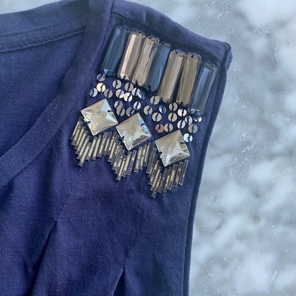 J. CREW Sleeveless Top with Beaded Details - Picture 3 of 5